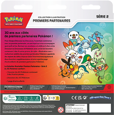 Pokémon - Coffret Collection Illustration Premiers Partenaires : Série 2