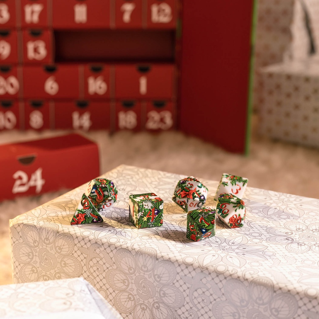 Calendrier de l'Avent - Dés Q Workshop : Édition Exclusive