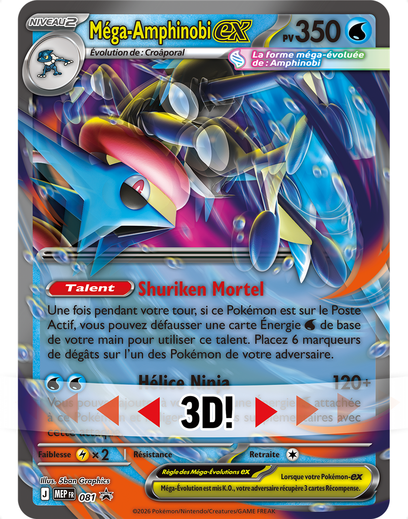 Pokémon : Coffret Premium Mega-Emphinobi-Ex (8 boosters)