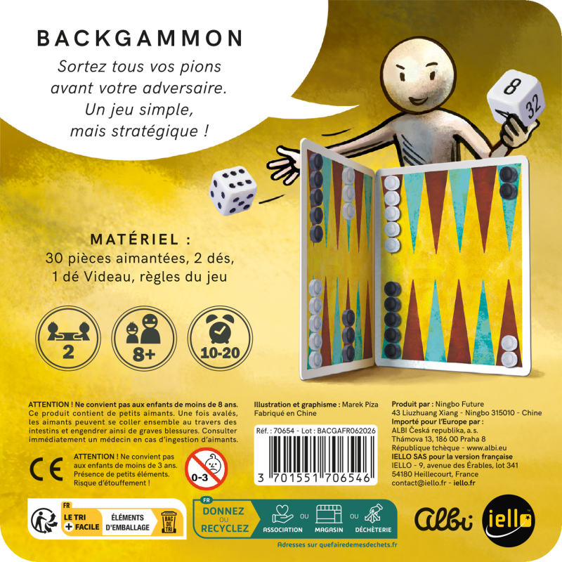 Magnétique : Backgammon