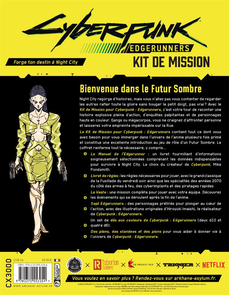 Cyberpunk Edge Runner Kit de Mission / Initiation
