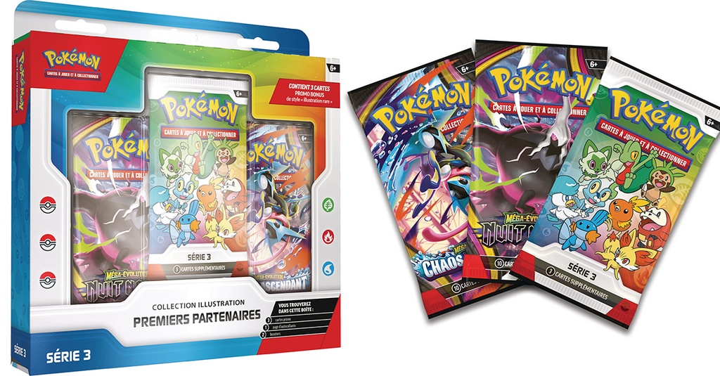 Pokémon - Coffret Illustration Premiers Partenaires : Série 3