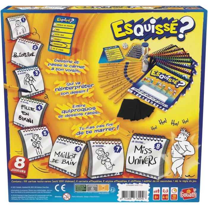 Esquissé ? - 8 Joueurs