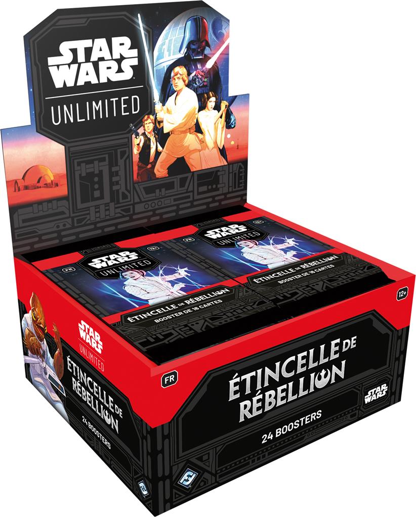 Star Wars Unlimited: Étincelle de Rébellion Display FR
