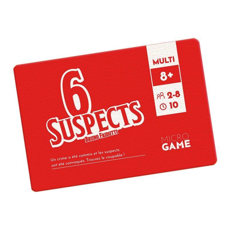 [MATMCG008278] Micro-Games: 6 suspects