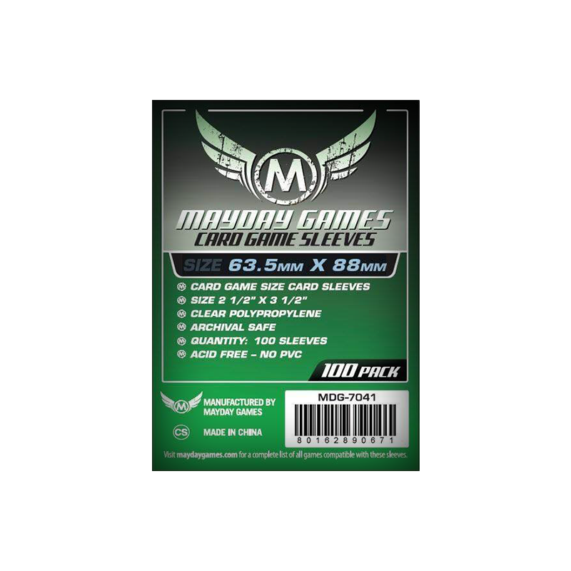 Sleeves 63,5x88 Standard - Mayday