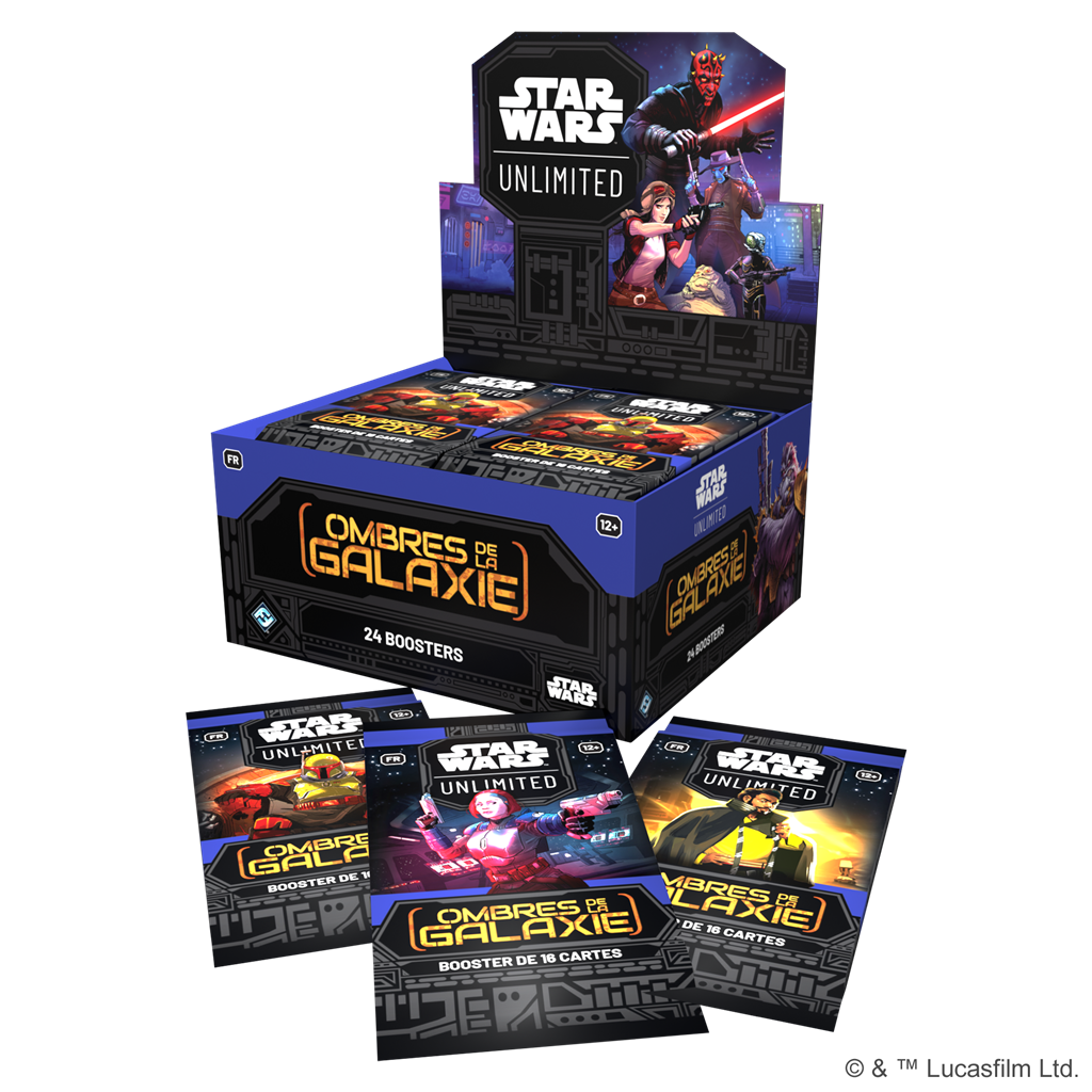 Star Wars Unlimited : Ombres de la Galaxie – Display FR