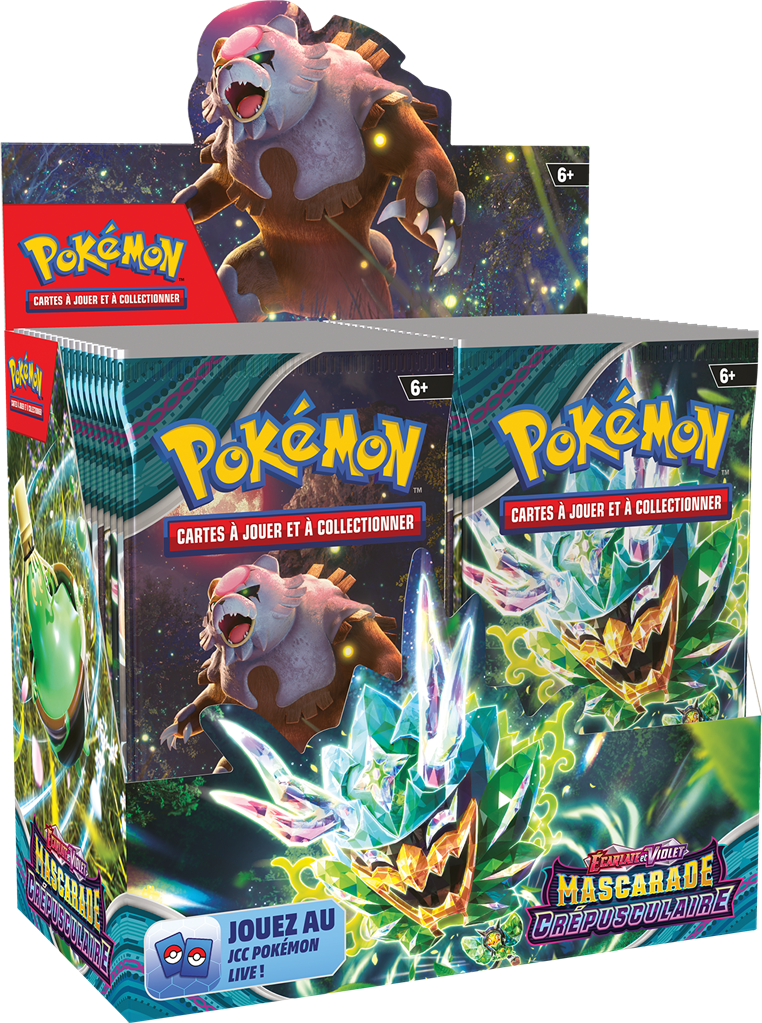 Pokémon EV06 : Mascarade Crépusculaire -  Display FR (36 boosters)