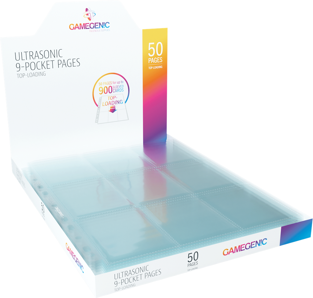 GG : 50 Pages 9 Pocket Ultrasonic Topload