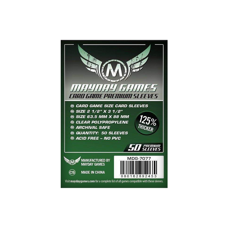 Sleeves 63,5x88 Premium - Mayday