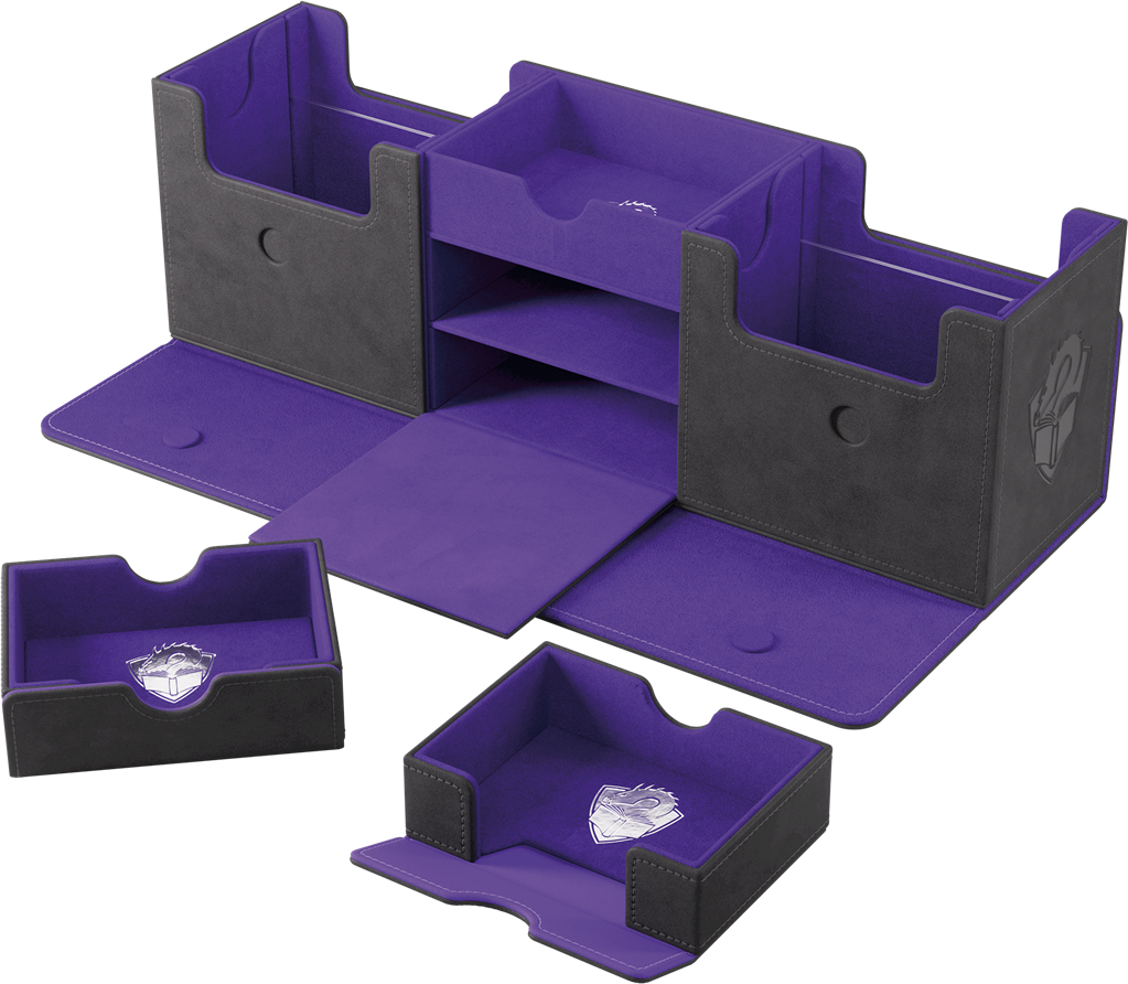[GGS20182ML] Deck Box - The Academic 266+ XL Black/Purple