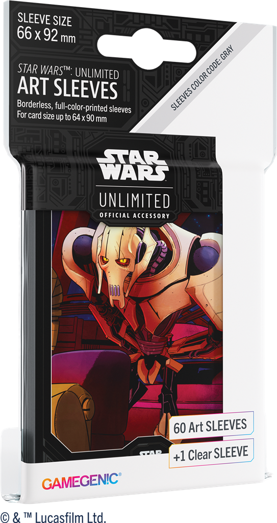 GG : Star Wars Unlimited Art Sleeves : General Grievous