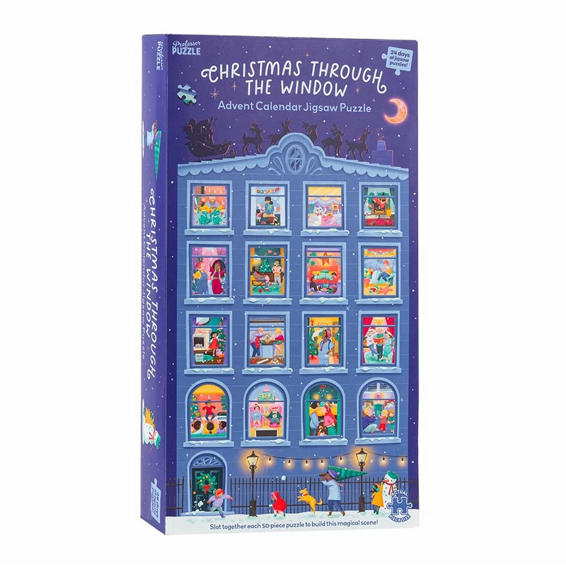 Puzzle Calendrier de l'Avent - Fenêtres
