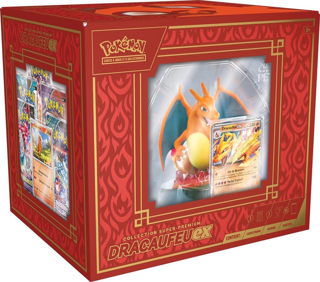 Pokémon : Coffret Découverte Dracaufeu - ex Q4 24