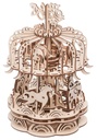 Carrousel maquette 3D mobile en bois