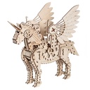 Licorne modèle 3D mobile en bois