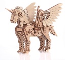 Licorne petite maquette 3D mobile en bois