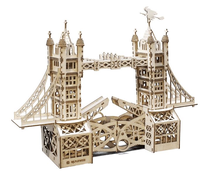 Tower Bridge maquette 3D mobile en bois