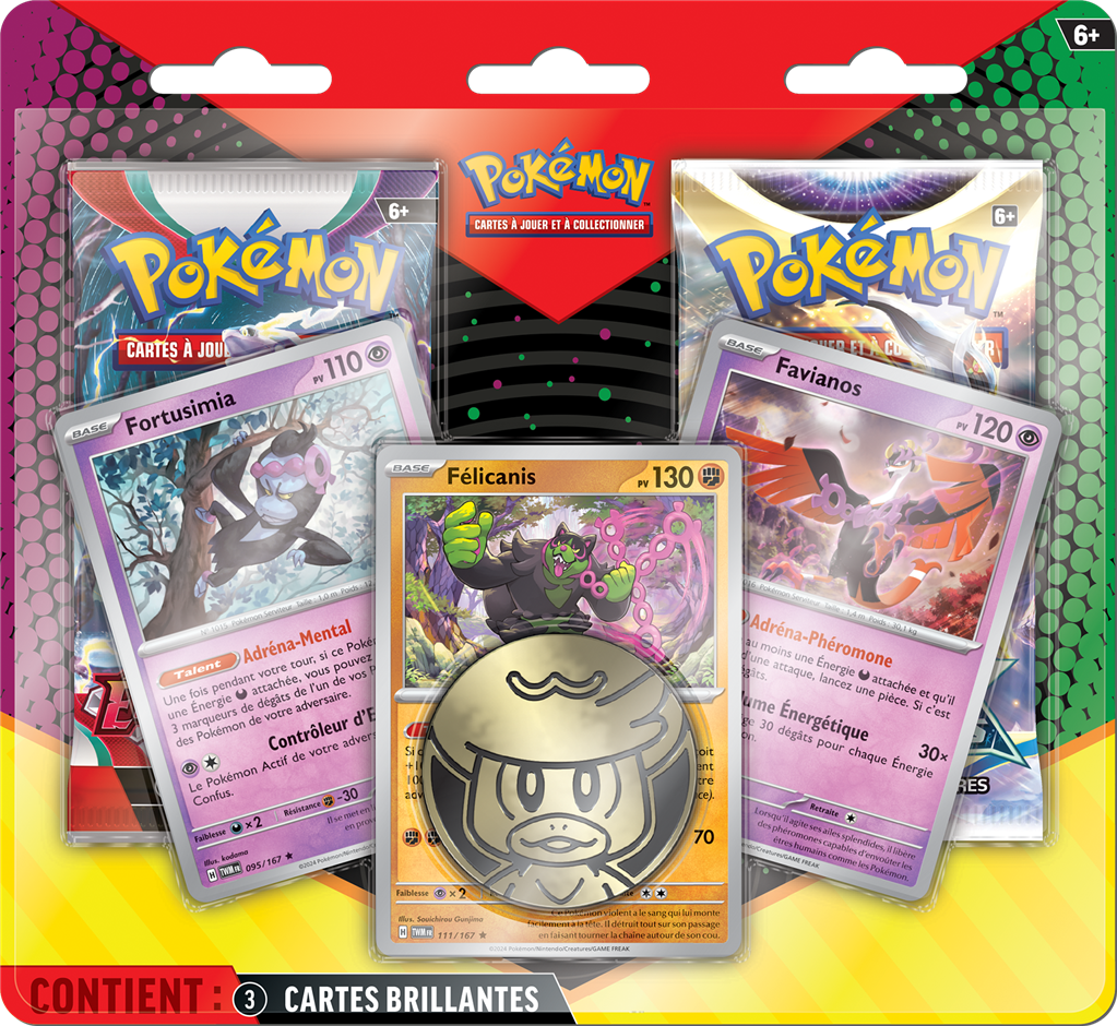 Pokémon - Pack 2 Boosters Mars 2025
