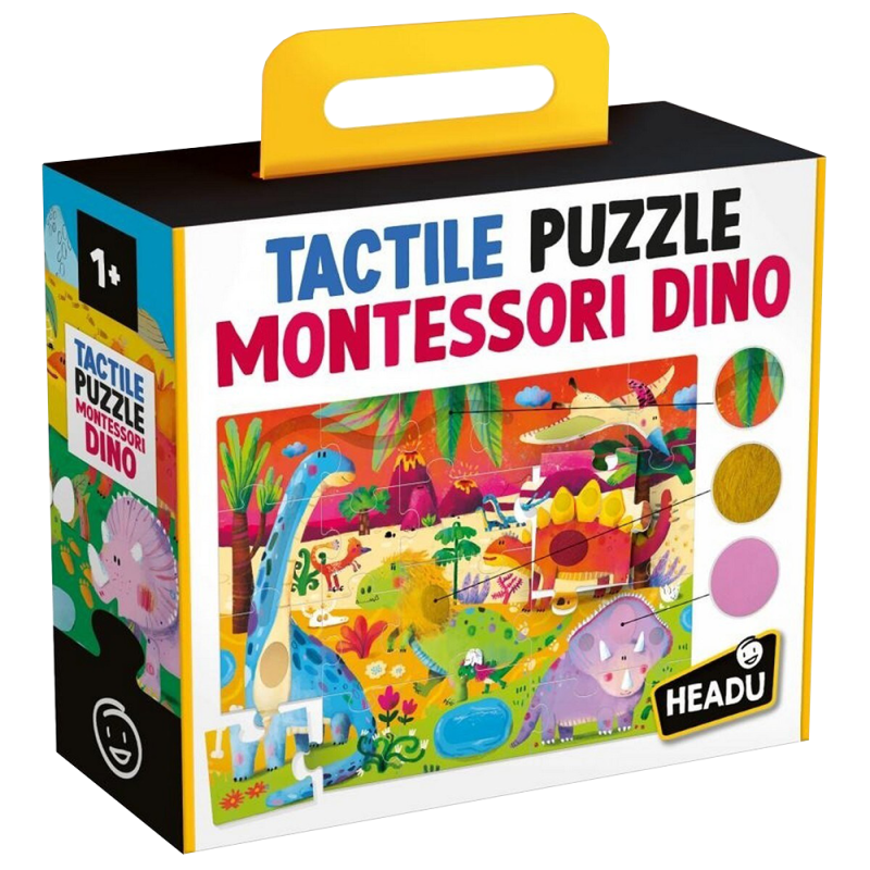 Tactile Puzzle Montessori Dino