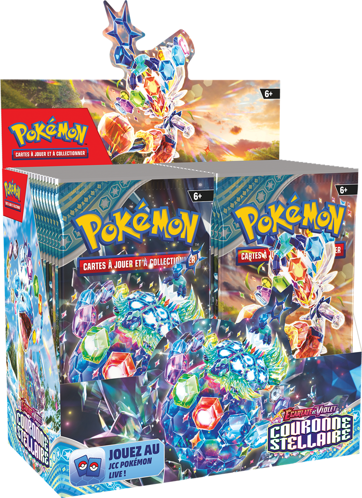 Pokémon EV07 : Couronne Stellaire - Display FR (36 Boosters)