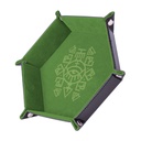 Nahui Ollin - 19 x 19 cm - Cuir et velours