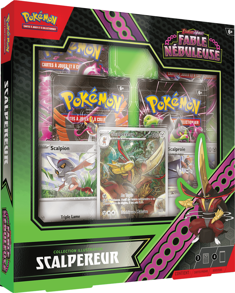 Pokémon EV65: Coffret Illustration Scalpereur