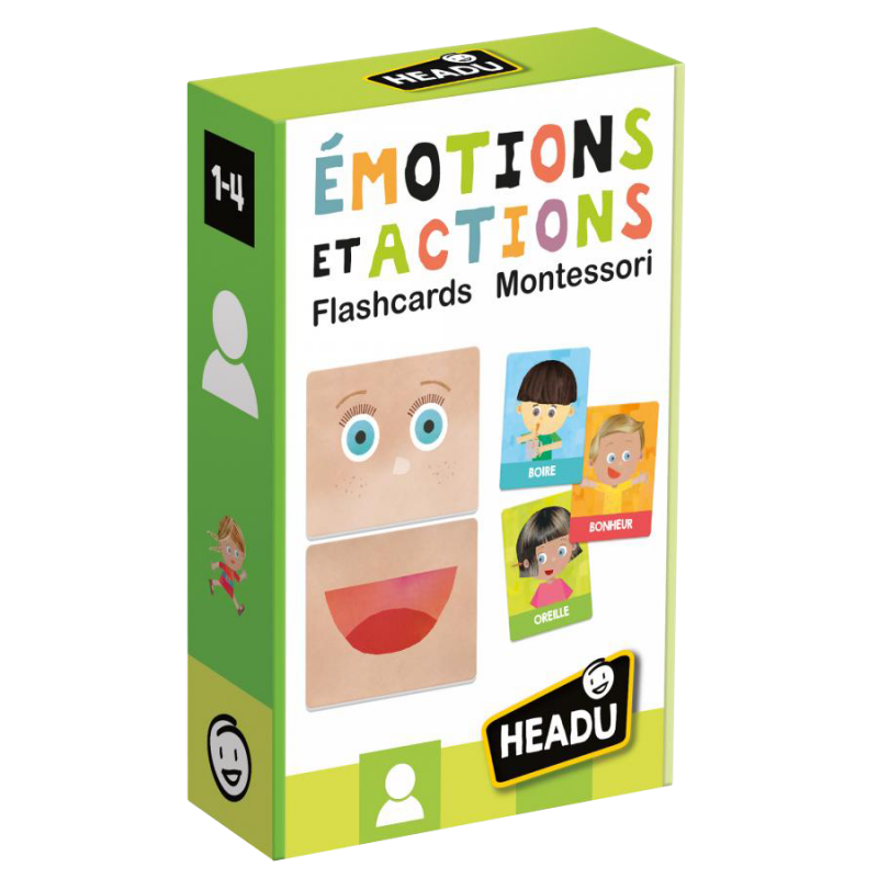 Flashcards Émotions et Actions Montessori