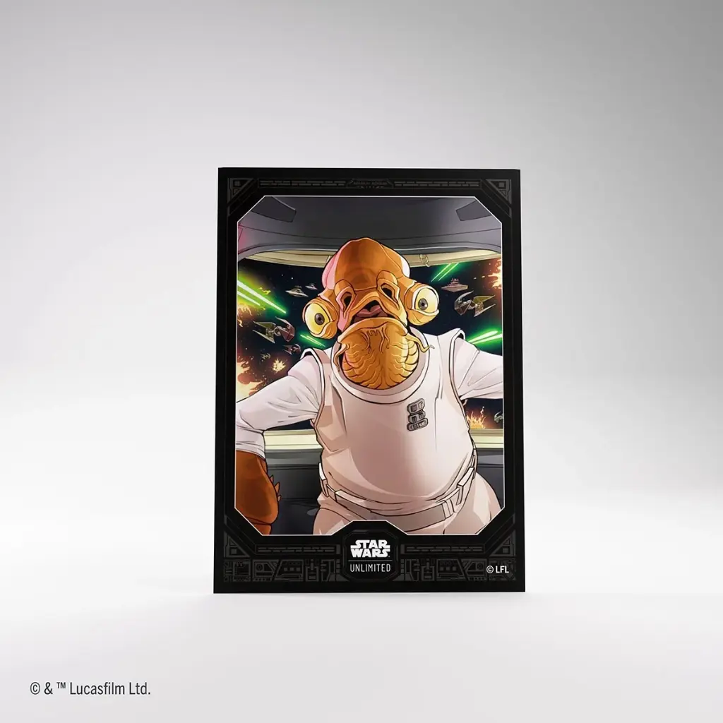 GG : Star Wars Unlimited Art Sleeves : Admiral Ackbar