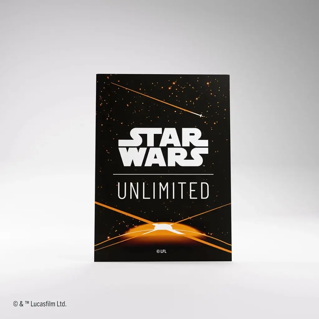 GG : Star Wars Unlimited Art Sleeves : Card Back Orange