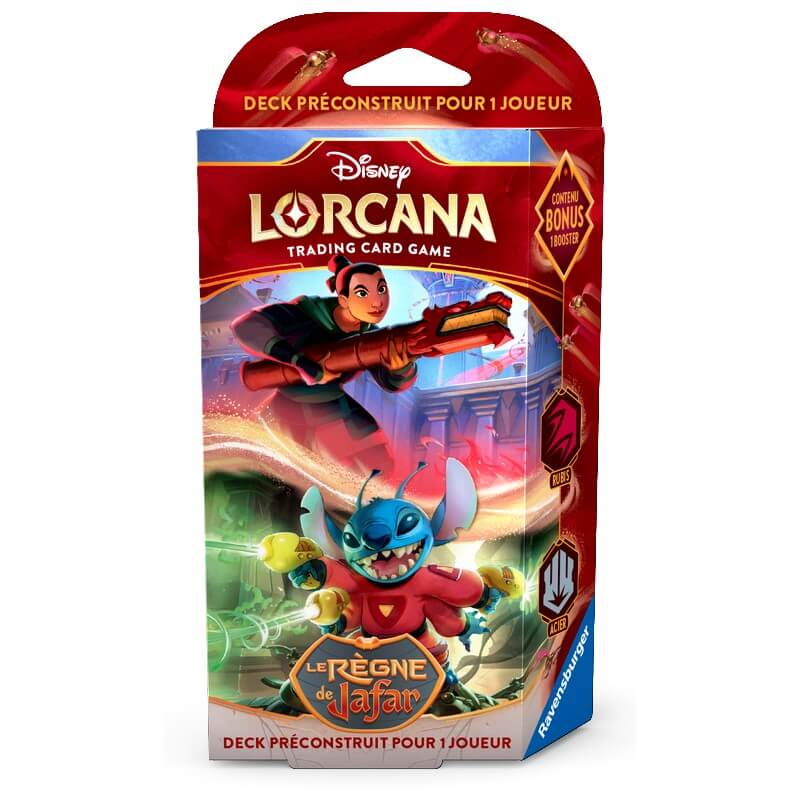 Disney Lorcana set 8 - Le règne de Jafar  -  Starters Mulan & Stich