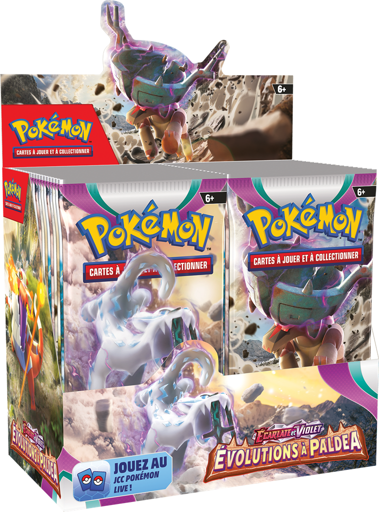 Pokémon EV02 : Évolutions à Paldéa - Display (36 Boosters)