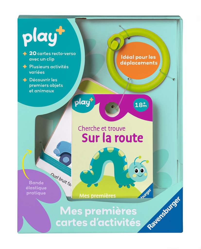 Mes premières cartes d'activités: Cherche et trouve sur la route