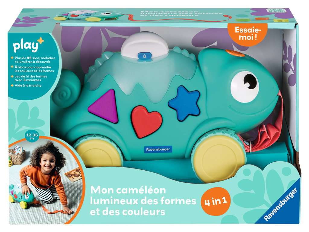 Mon caméléon lumineux des formes et des couleurs