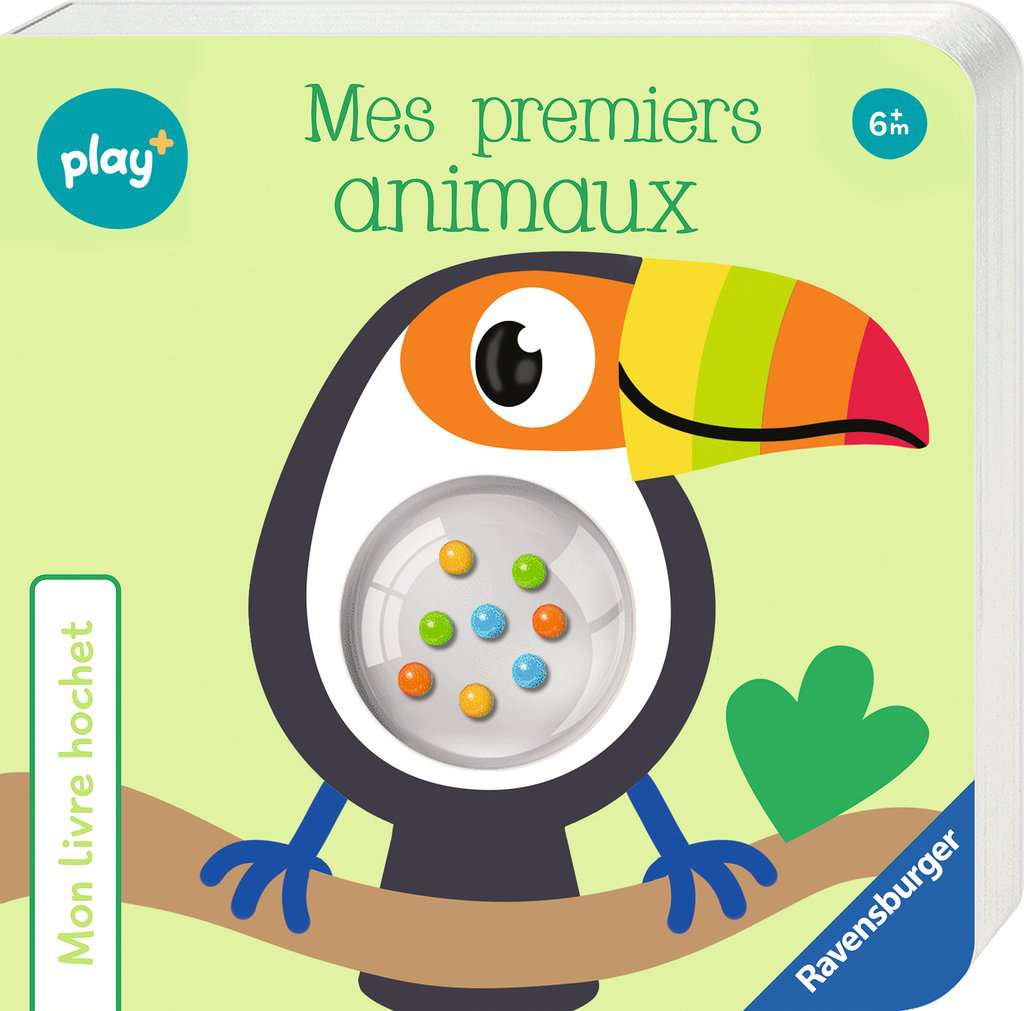 Mon Livre hochet: Mes premiers animaux
