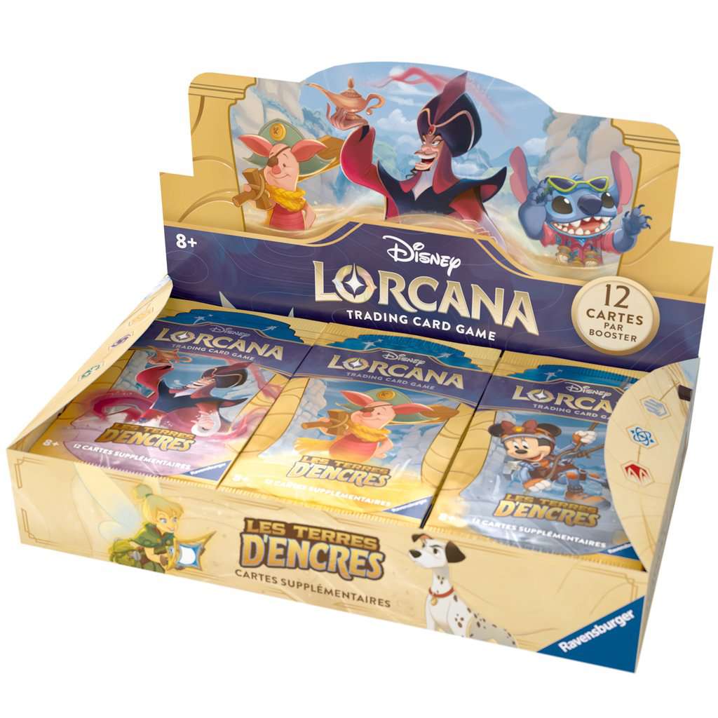  Disney Lorcana set 3 - Les Terres d'Encres - Display (24 Boosters) 