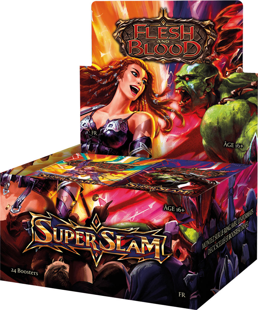 Flesh and Blood : Super Slam Display FR (24 boosters) + 1 carte promo foil