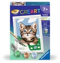 CreArt Kids - 8x12cm - Chaton brun