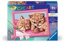 CreArt Kids - 13x18cm - Chatons roux