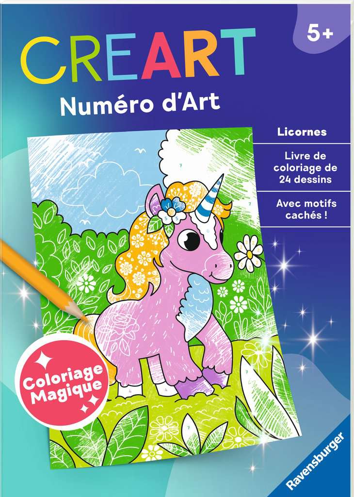 CreArt Coloriage Magique - Licornes