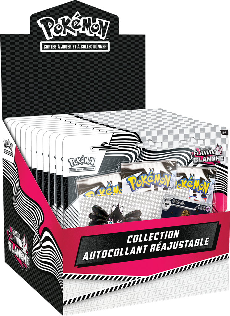 Pokémon: Tech Sticker 3-Pack Flamme Blanche