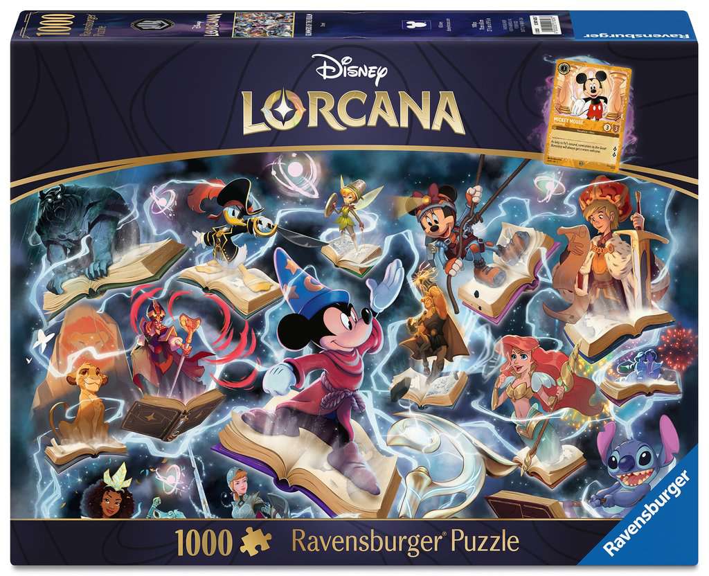 [12.001.626] Puzzle 1000 Pièces Disney Lorcana - Acier