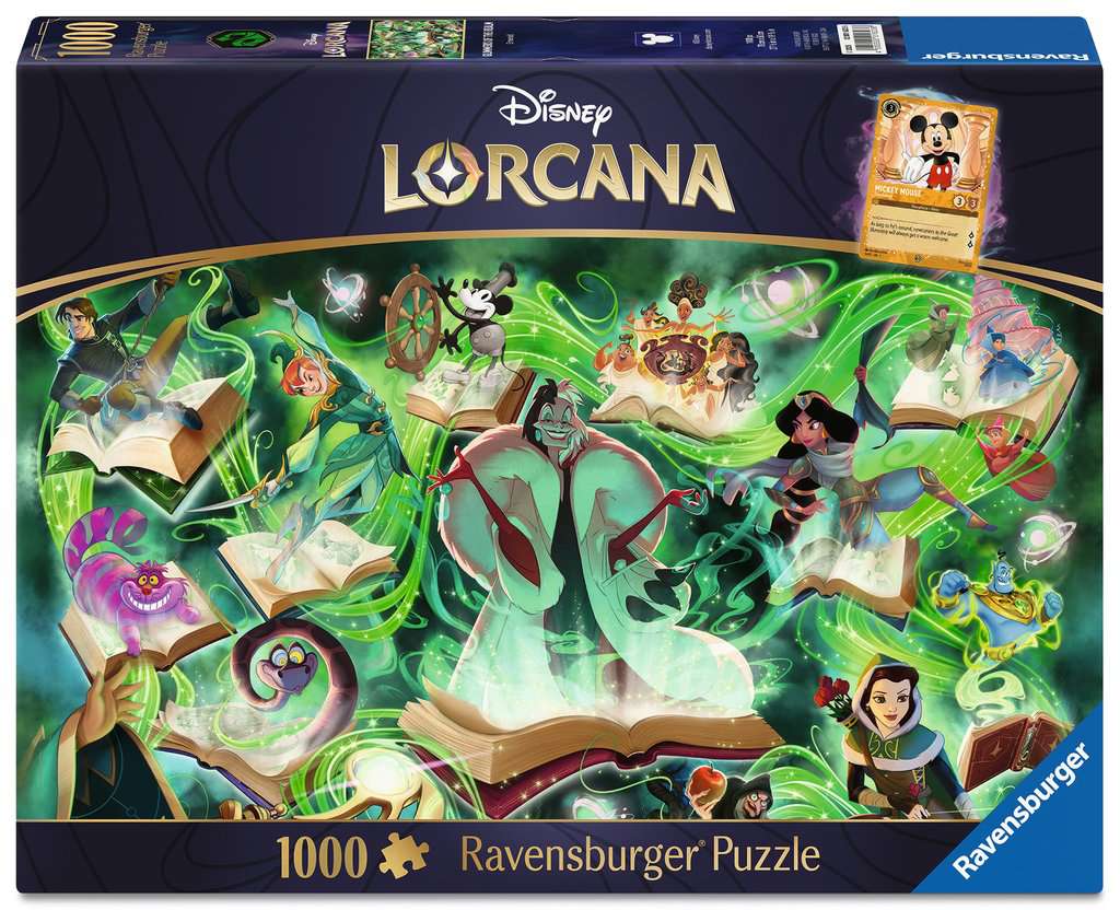[12.001.623] Puzzle 1000 Pièces Disney Lorcana - Émeraude