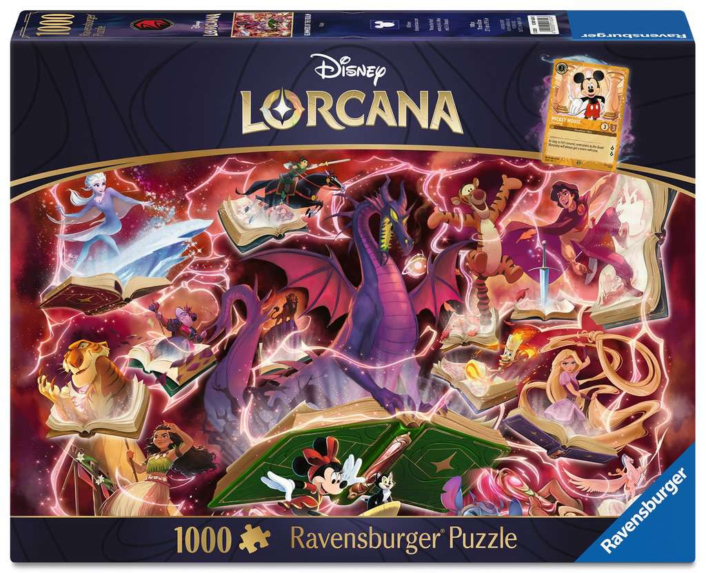[12.001.624] Puzzle 1000 Pièces Disney Lorcana - Rubis