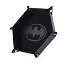 Piste de dés - Batman - Noire - 19 x 19 cm - Cuir et velours