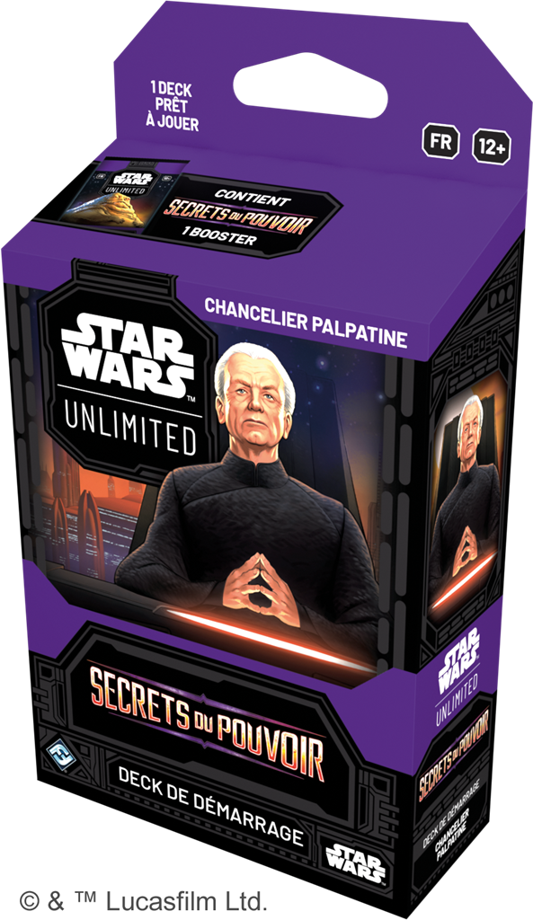 Star Wars Unlimited : Secrets du Pouvoir Deck 1J - Chancelier Palpatine (FR)