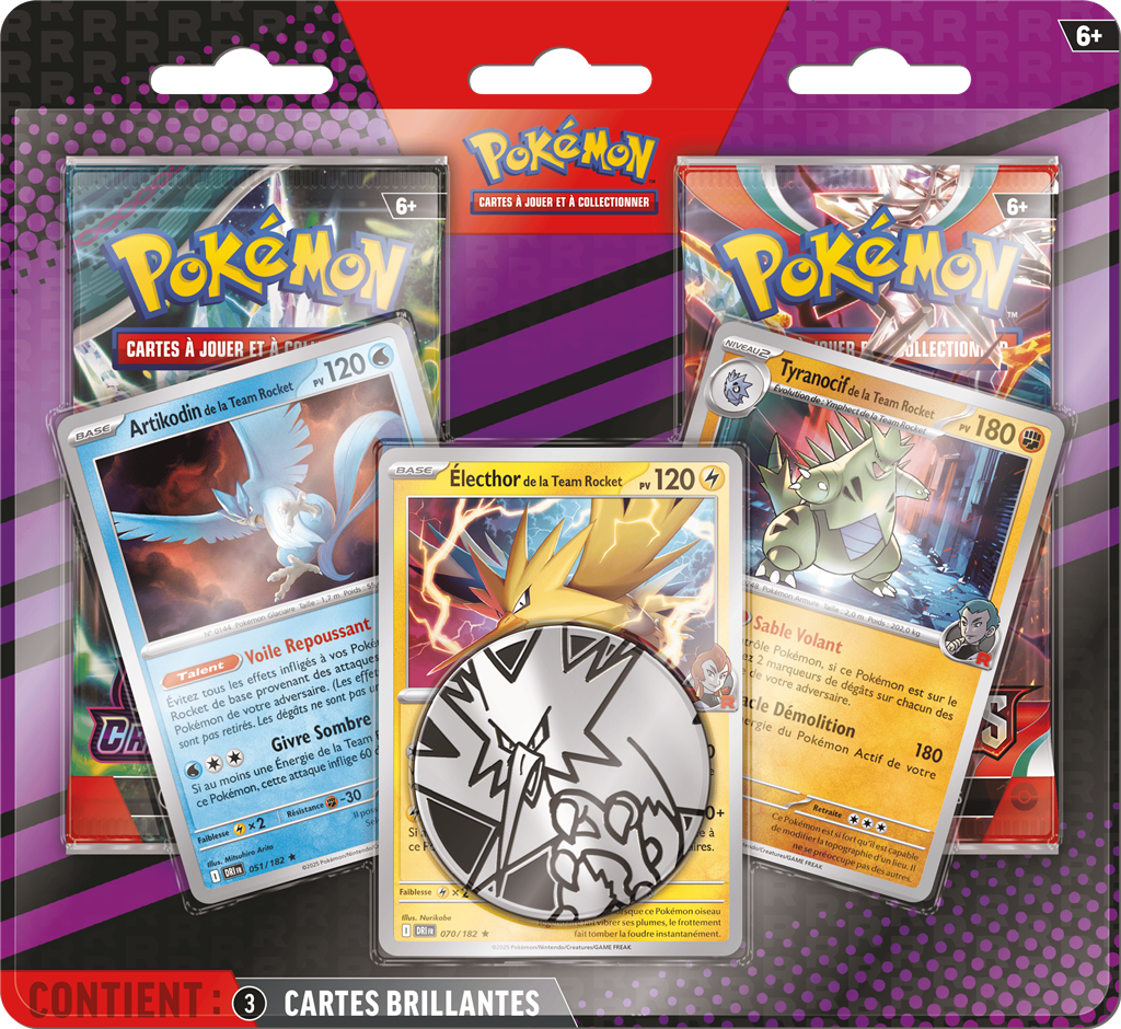 Pokémon : pack 2 boosters Q4 25 (Blister) 3 c.p.