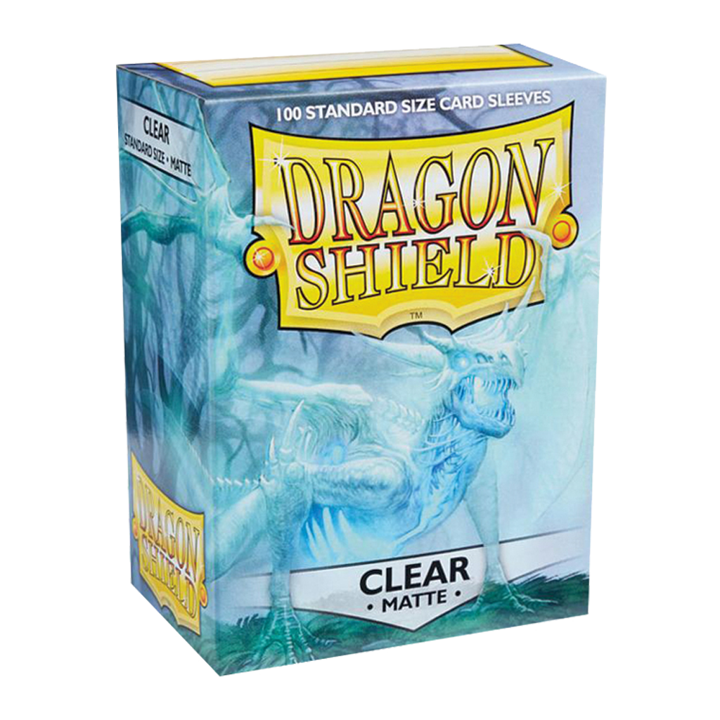 100 Dragon Shield Matte : Clear (10)
