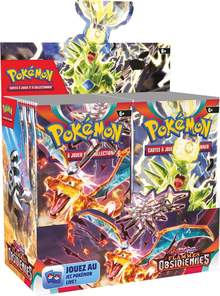 Pokémon EV03 - Flammes Obsidiennes : Display (36 boosters)