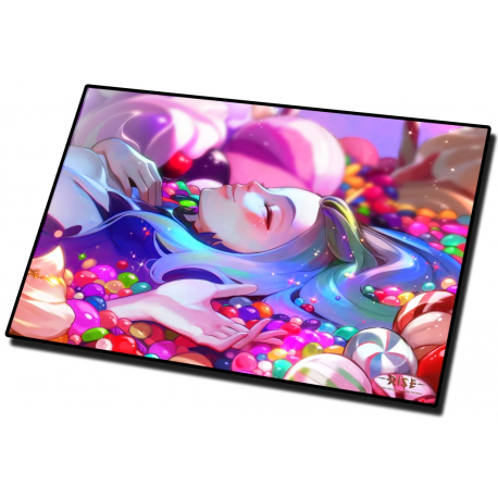[rise-play-comasucre] Rise TCG - Playmat Candypocalypse : Coma Sucré
